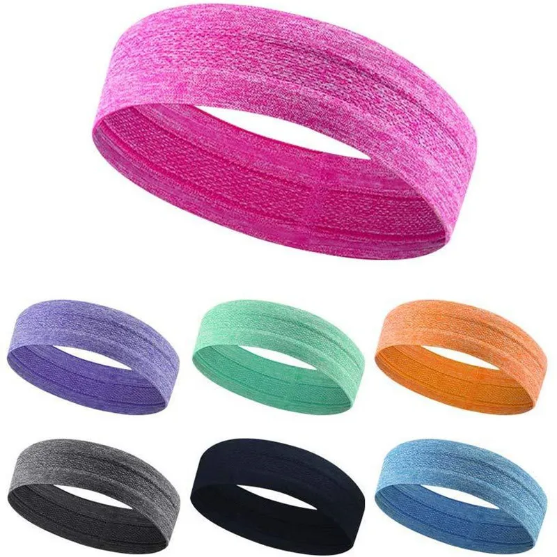 

Headwear Accessories Hair Bandage Hairband Absorbent Non-slip Sweat Sweatband Stretch Breathable Headband Head Band Men Women