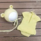 Детская одежда реквизит для фотосъемки новорожденных мохеровый медведь шляпа и юбка