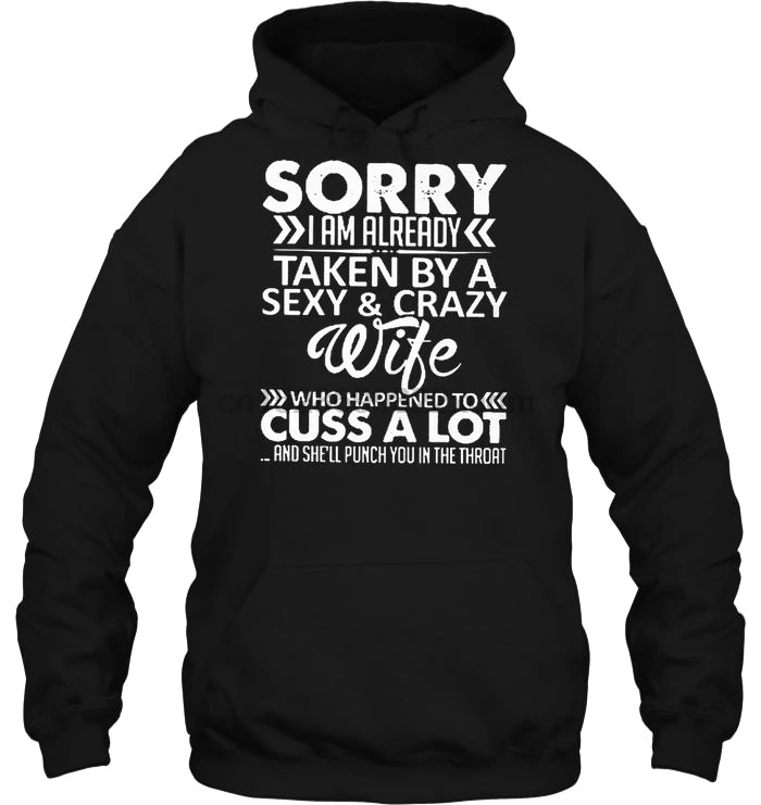 Для мужчин Толстовка жаль я уже сделанные сексуальное красное платье жена женщин