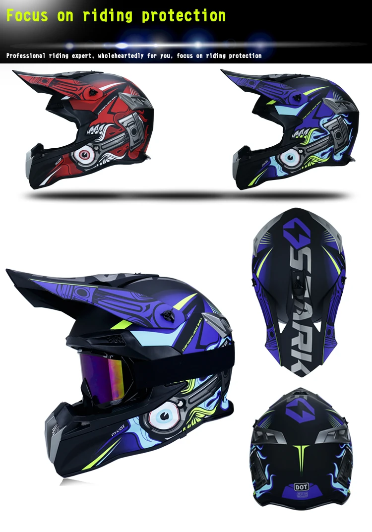 MSUEFKD модный универсальный мотоцикл защитный Moto кросс-Шлем s ATV для езды на велосипеде по бездорожью и склонам MTB DH гоночный шлем кросс-шлем