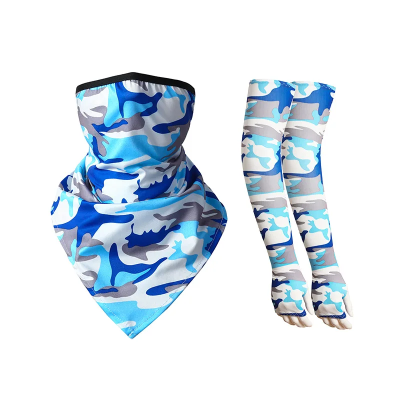 

Cycling Arm Sleeve And Bandana Outdoor Running Fishing Hiking Breathable Windproof Cooling Arm Sleeves Cycling Arm Protection