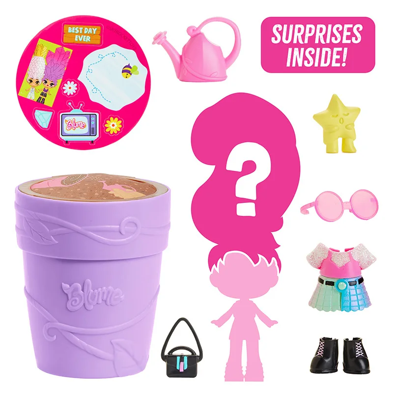 Новый Blume игрушечных кукол хобби волшебный горшок для растений цветение сюрприз