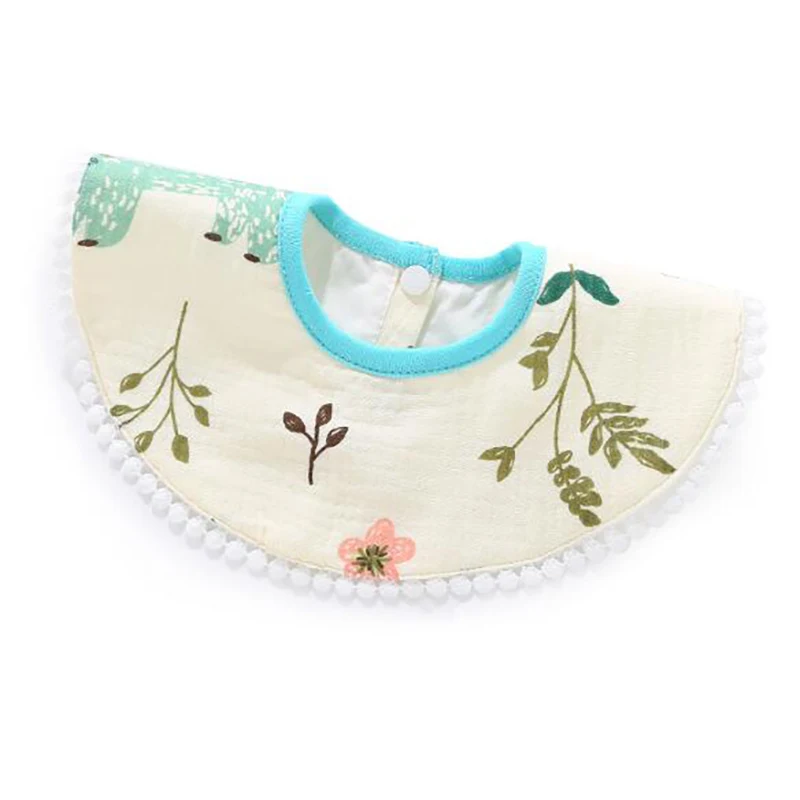 Детские нагрудники кружевные Слюнявчики для новорожденных мягкие YZM006 | Детская