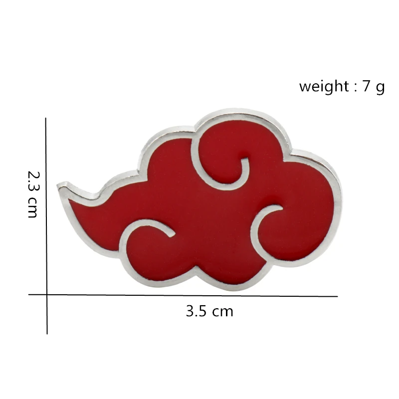 Металлические эмалированные брелоки с логотипом организации Амин Акацуки и