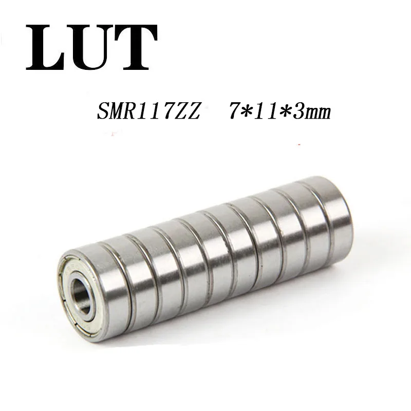 

High-quality 10pcs SMR117ZZ SMR117 ZZ L-1170ZZ S677ZZ B677ZZ 7*11*3mm stainless steel 440C deep groove ball bearing