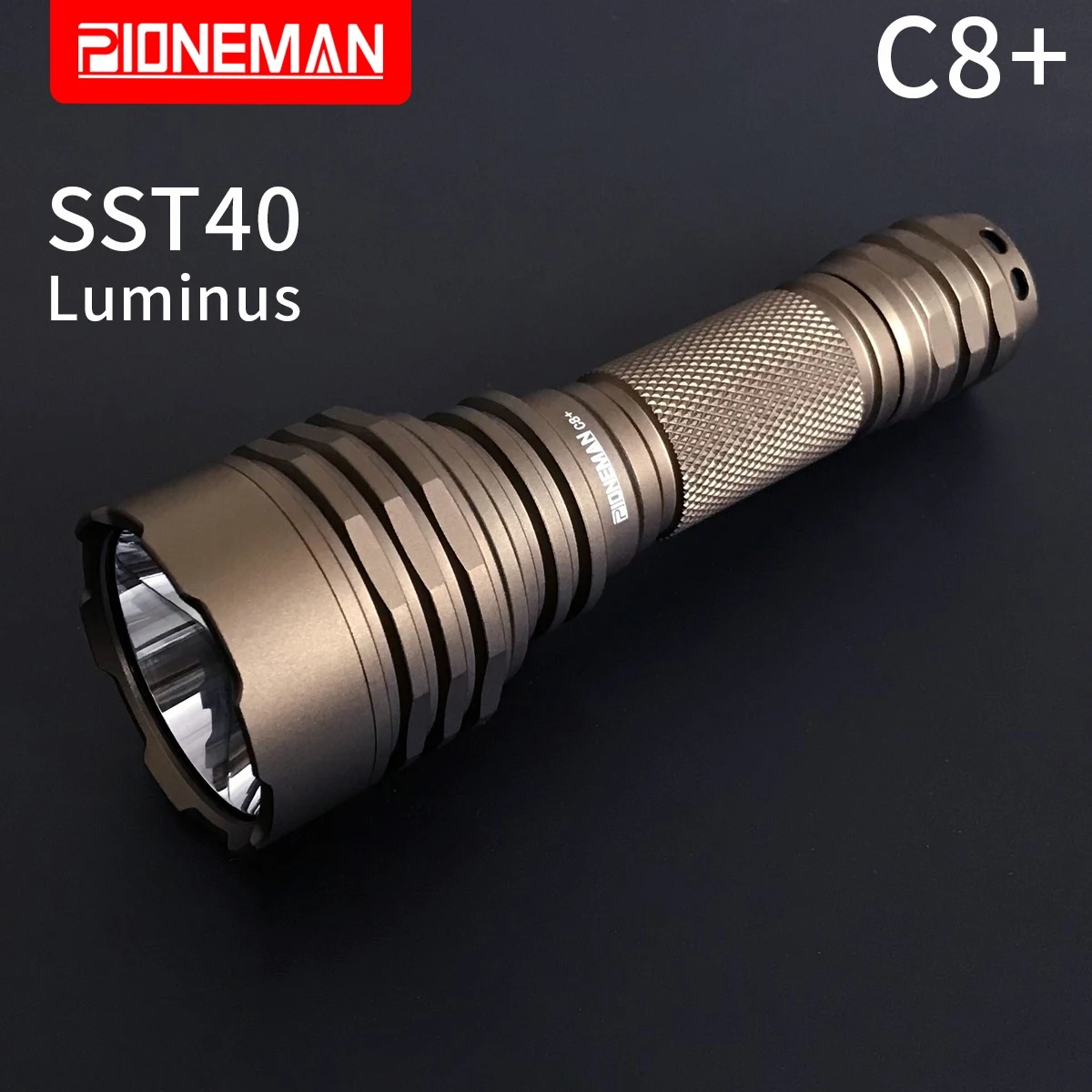 Светодиодный светильник Pioneman C8 + мощный Luminus SST40 используется печатная плата 20