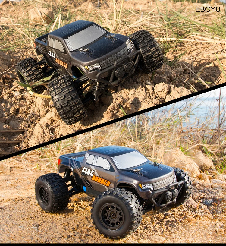 EBOYU 2138 1:24 2,4 ГГц 4WD 2CH RC автомобиль рок RC Гусеничный RTR внедорожный RC гоночный автомобиль