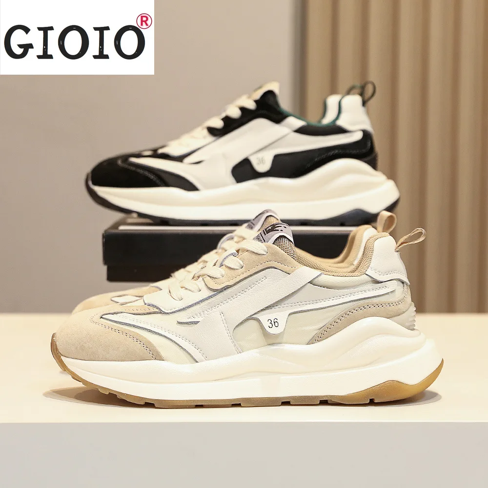 

Новинка осени 2021, женские кроссовки на толстой подошве, увеличивающие рост, обувь Forrest, повседневная спортивная обувь, трендовая дышащая обу...