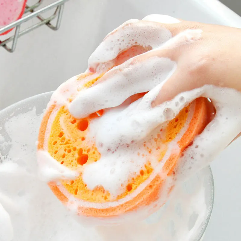 Толстая губка в форме фруктов для мытья посуды кухонная утварь аксессуары ванной