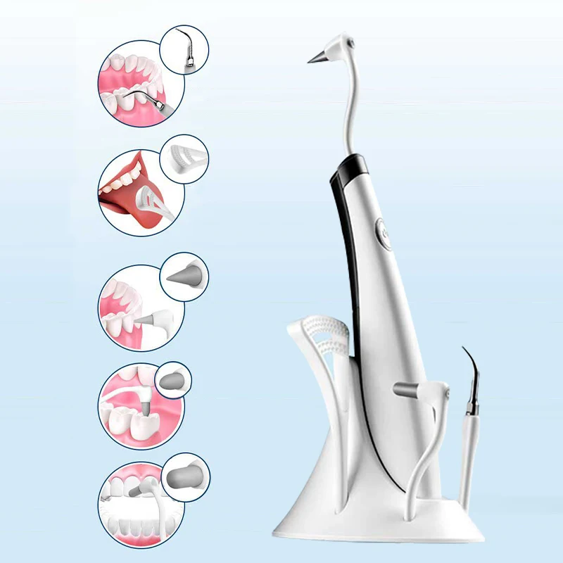 Sonic зубной очиститель электрический Scaler Calculus Remover 15000 об/мин вибрация на