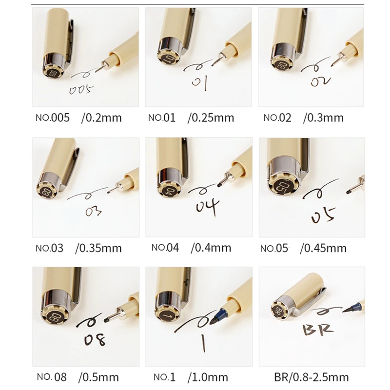 Набор игольчатых ручек ручка для рисования Студенческая ручная роспись