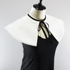 Sitonjwly корейский накладной воротник для женщин съемный воротник шаль наполовину рубашка Женский накладной воротник Дамская шаль накидка искусственный воротник