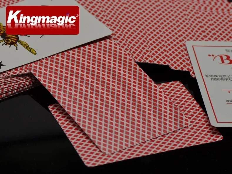 1 шт. Высококачественная пчелиная колода красные или синие Волшебные игральные