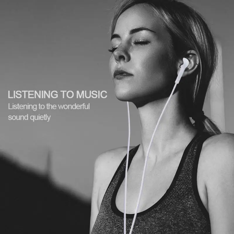 

In-Ear Stereo Headset Earphone For Universal Android Cell Phone Wire Stereo Headset With Mic Music Sport Earphones