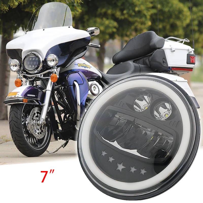 Новый 7 дюймов мотоцикл Проектор moto Hi/короче спереди и длиннее сзади)