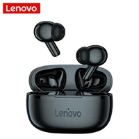 original lenovo ht05 tws bluetooth compatible earphones wireless earbuds sport headphones stereo headset with mic touch control