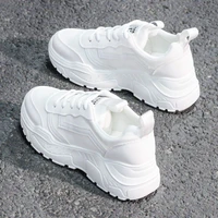 casual shoes women chunky sneakers fashion dad shoes for women spring autumn white black shoes chunky sneaker vulcanize shoes
