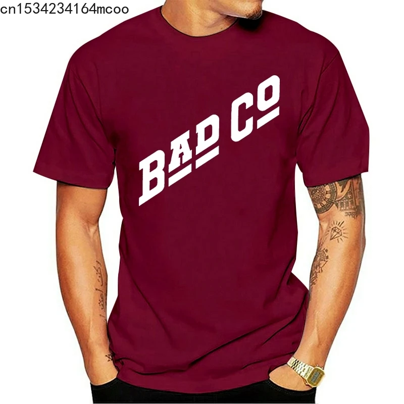 Футболка с логотипом плохой компании рок музыка жесткий блюз модные футболки