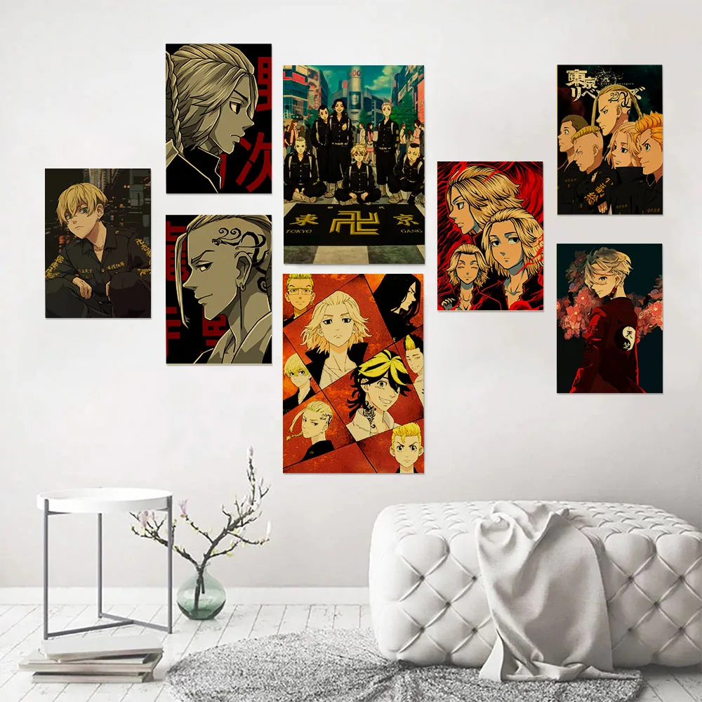 Картины на холсте из аниме Токийский призрак манджиро Кен плакаты и принты