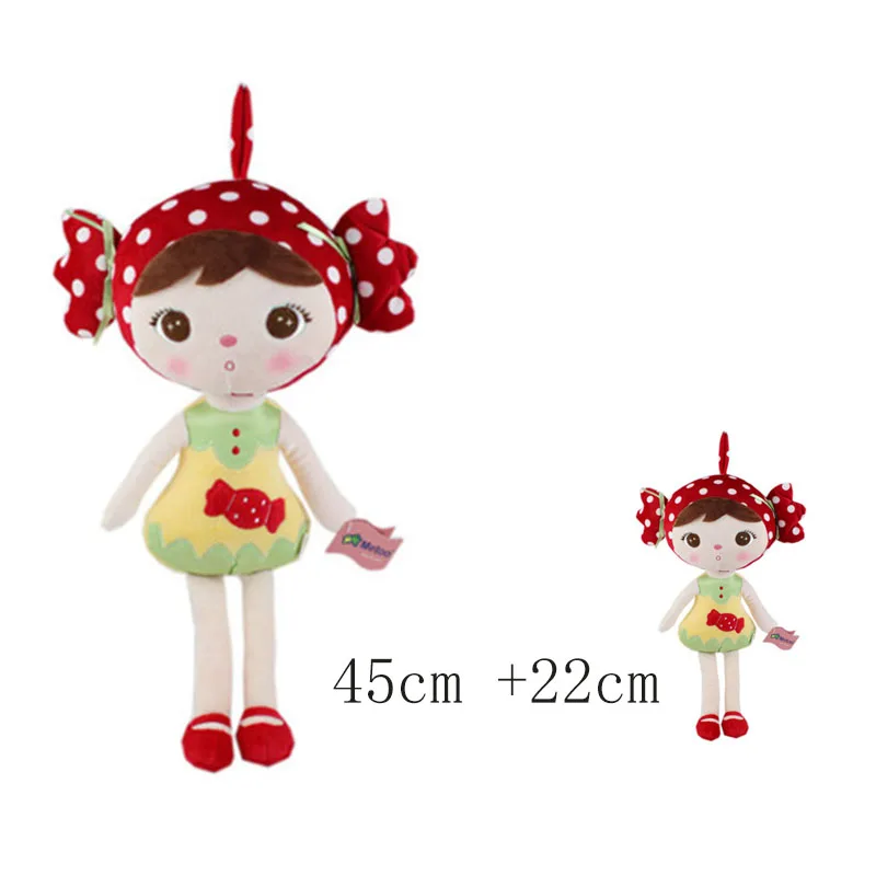red candy set Новые оригинальные 20 см 45 см Мультяшные мягкие животные Metoo Плюшевые игрушки кошки куклы на день рождения Рождество подарки для детей C21 - Цвет: red candy set