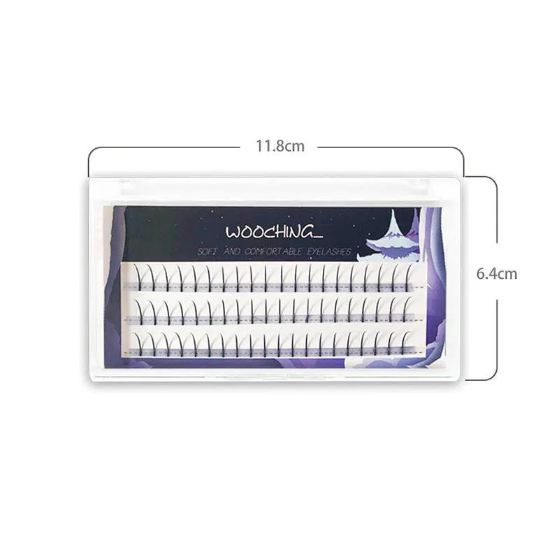 

False Eyelashes New Individual Cluster Lashes Natural Fluffy Lash Grafting A/M Shape DIY Eye Makeup 3d Mink Eyelash Extension