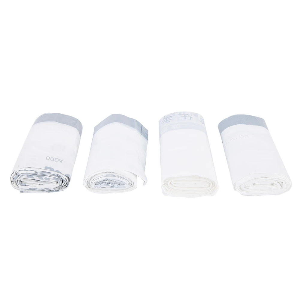 

4 Rolls Of Ultra Strong Garbage Bags Thickened Rubbish Bags With Drawstring For Home Office Prevent The Smell Of The Rubbish