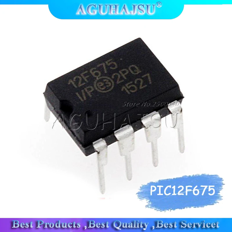 

1 шт./лот PIC12F675-I/P 12F675 PIC12F675 = PIC12F629-I/P PIC12F629 12F629 SAME DIP-8