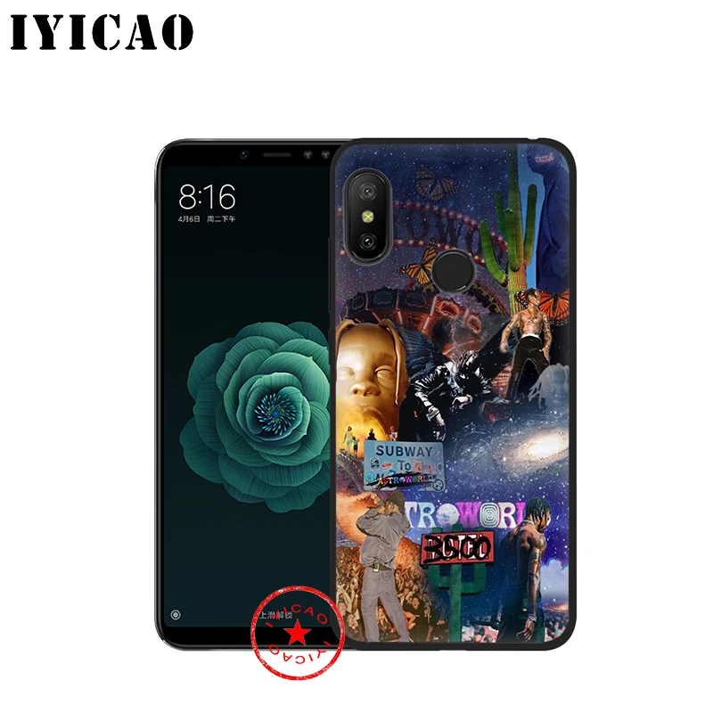 IYICAO принтом Трэвиса Скотта мягкий чехол для Xiaomi mi A3 A2 A1 8 Lite 9 Se макс 3 F1 5X6X6 CC9 CC9e 9T Pro |