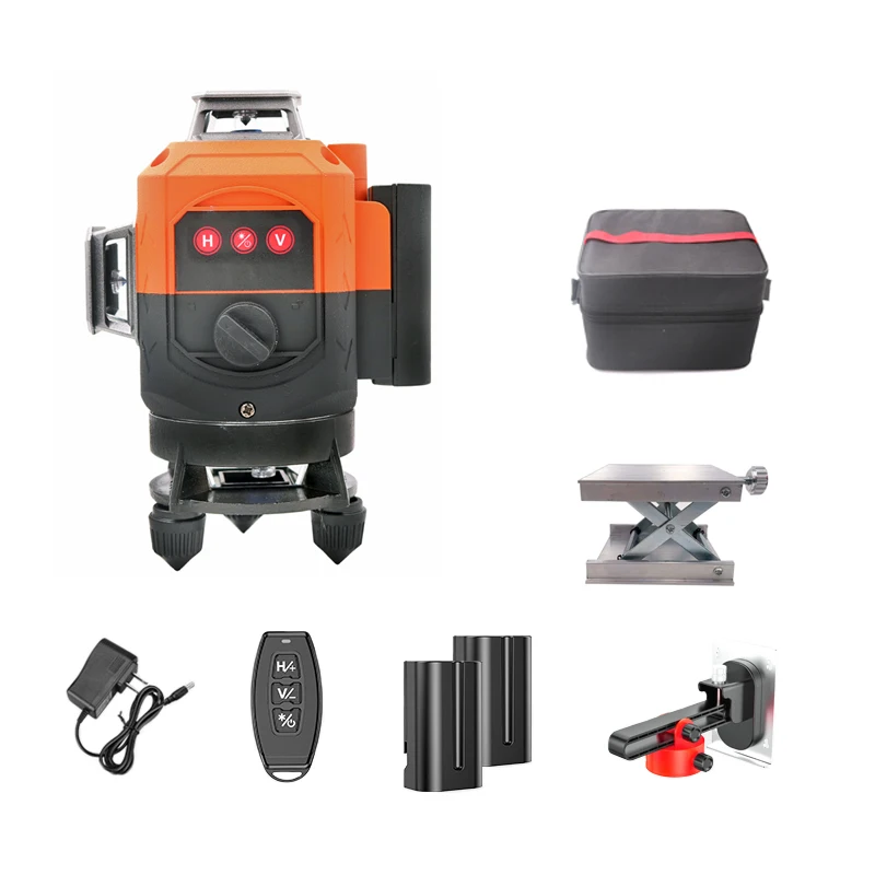 

16 Line 4D laser level 360 Vertical And Horizontal Laser Level Self-leveling Cross Line Laser Level with 515NM Japan Sharp beam