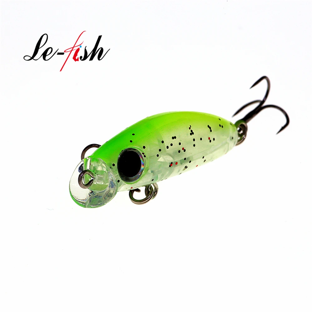 

Le fish NEW Arrive Japanese Design Ultra Light Fishing Lure 2.3g 35mm Floating Minnow Mini Hard Bait For Perch Trout Bass