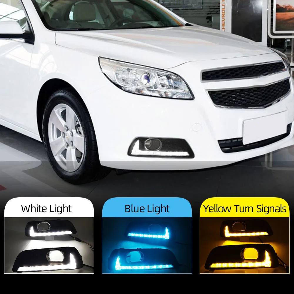 CSCSNL 2 шт. светодиодный Габаритные огни DRL Противотуманные фары для Chevrolet chevy Malibu 2011