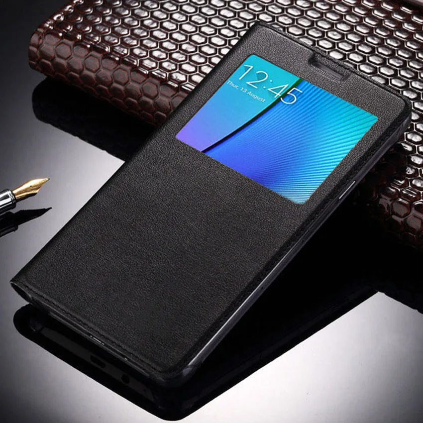 Флип-чехол кожаный чехол для телефона для Samsung Galaxy A7 A 7 A72016 SM A710 A710F SM-A710F противоударный 360 полный защитный чехол - Цвет: Black