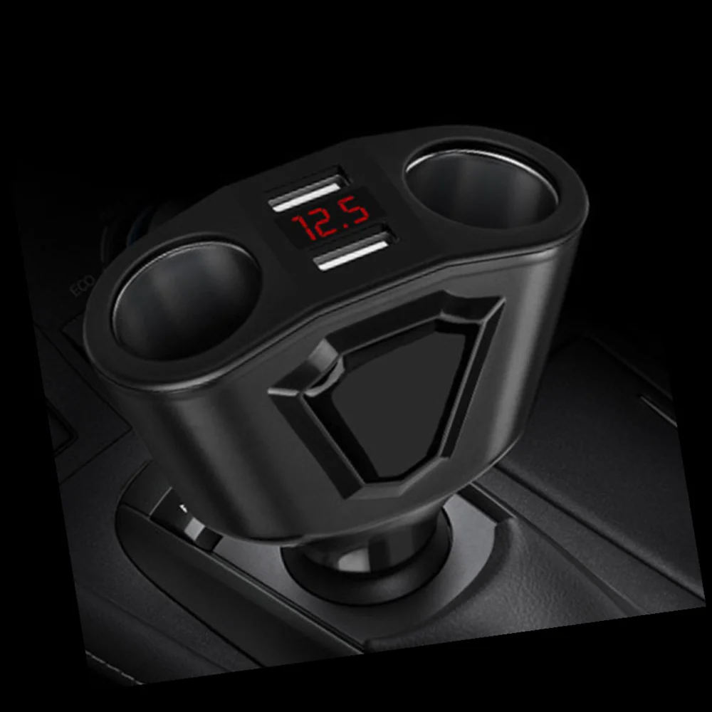 Универсальный Автомобильный Разветвитель 12 24 В адаптер питания для