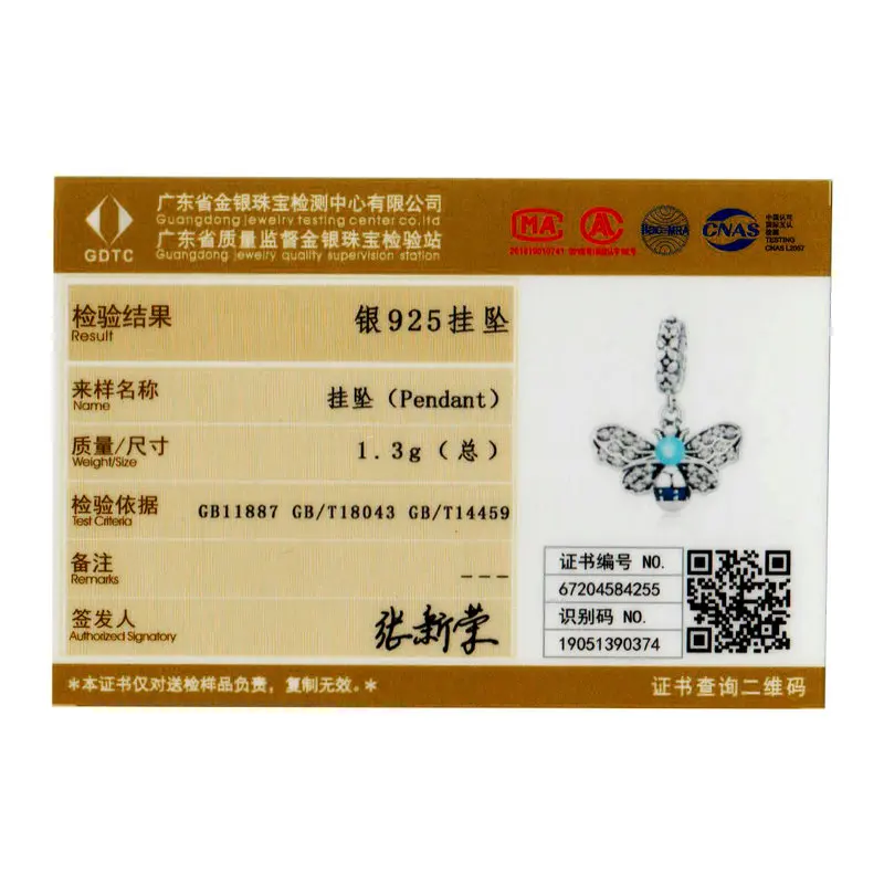 Новое поступление очаровательные женские браслеты из 100% стерлингового серебра