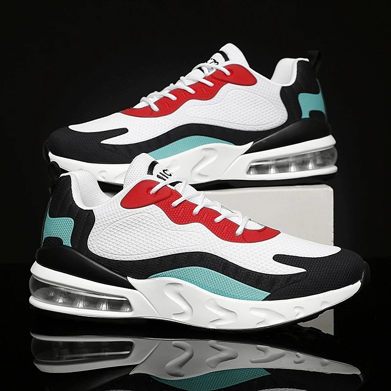 Новая роскошная обувь для бега Мужская сетчатая дышащая спортивная мужская