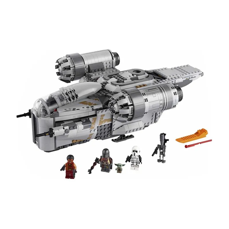 

Новинка 2021, модель UCS бритва гребня, совместима с строительными блоками Star Toys & Wars, детские строительные блоки