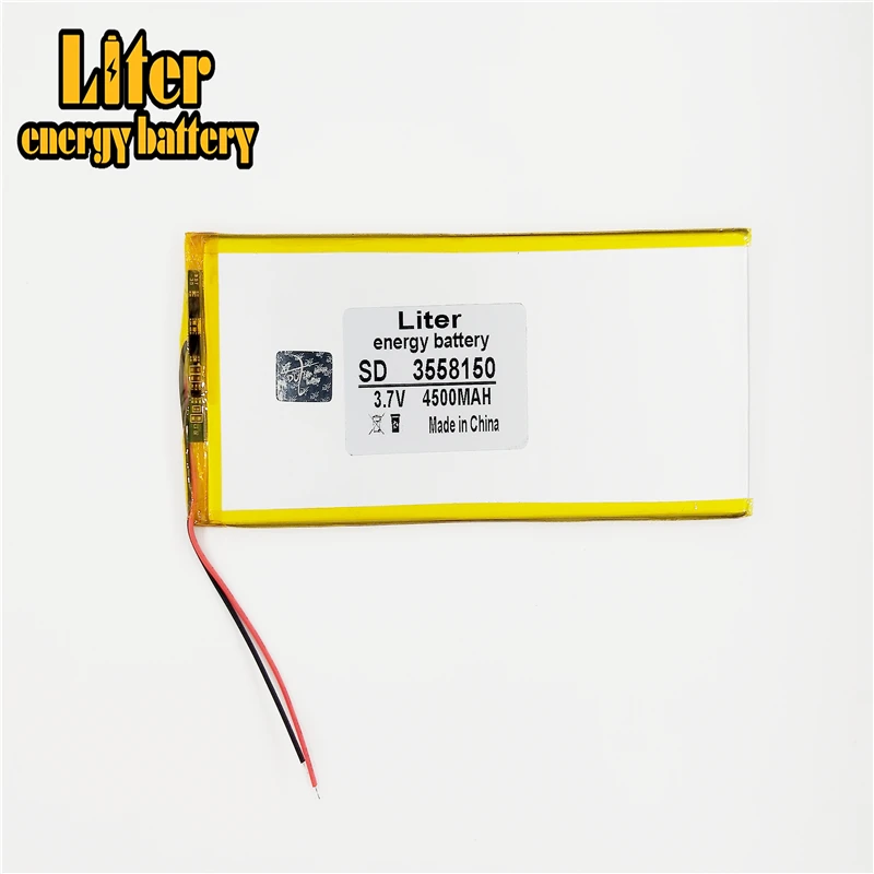 

3558150 3.7V,4500mAH 3560150 (polymer lithium ion battery) Li-ion battery for tablet pc 7 inch 8 inch 9inch