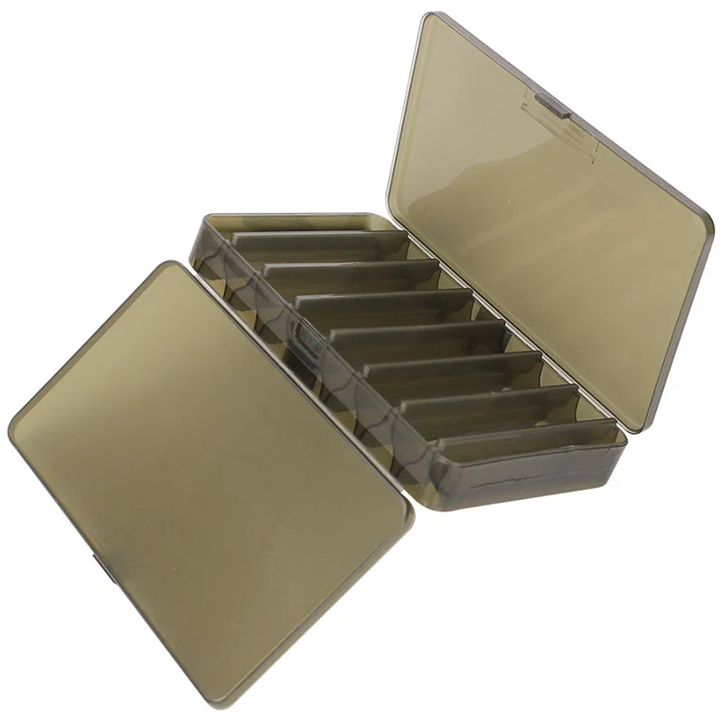 

Fishing Tackle Box Portable Lightweight Double-Sided Bait Lure Hooks Box Bait Storage Case 14 Compartment Tackle Fishing Tool