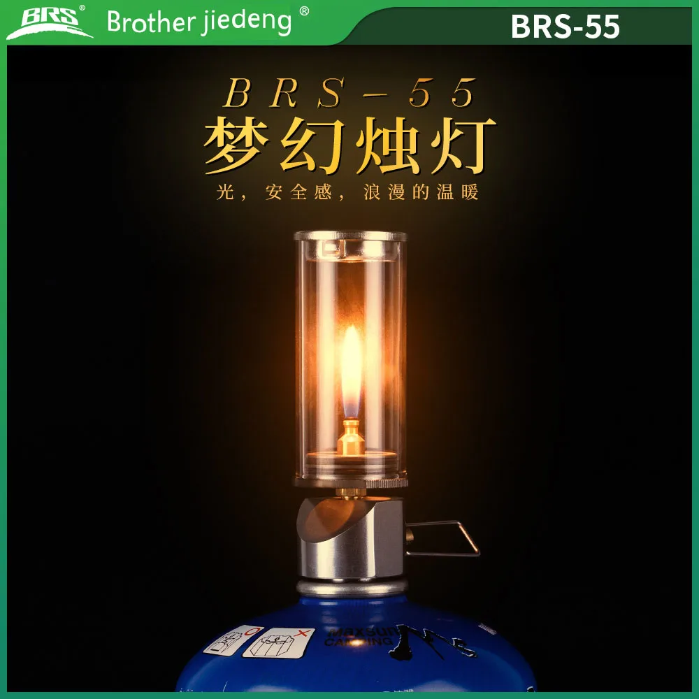

BRS Outdoor Dreamlike Candle Lamp Mini Hanging Candle Lamp Gas Burer Outdoor Camping Gas Lighting BRS-55