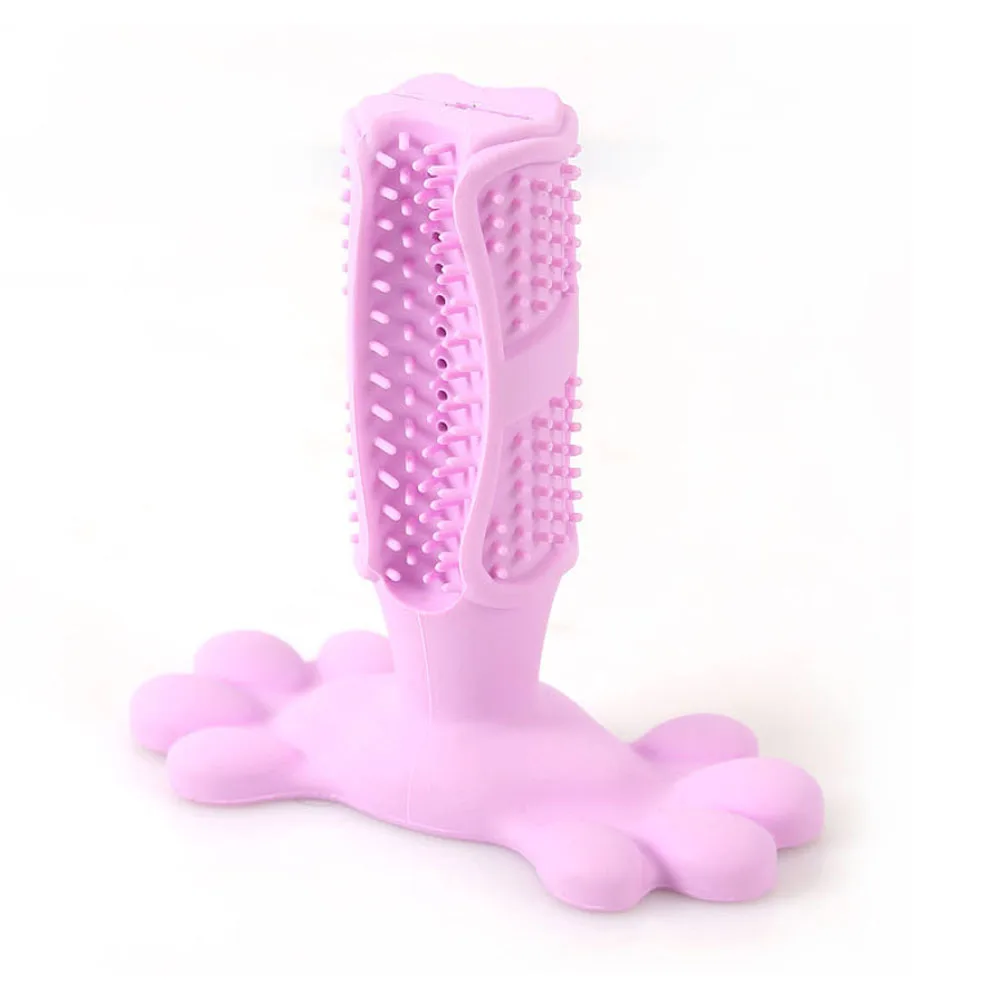 Резиновые жевательные игрушки для собак зубная щетка чистки зубов игрушка