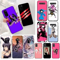 cute bunny girl customer high quality phone case for samsung s20 plus ultra s6 s7 edge s8 s9 plus s10 5g lite 2020