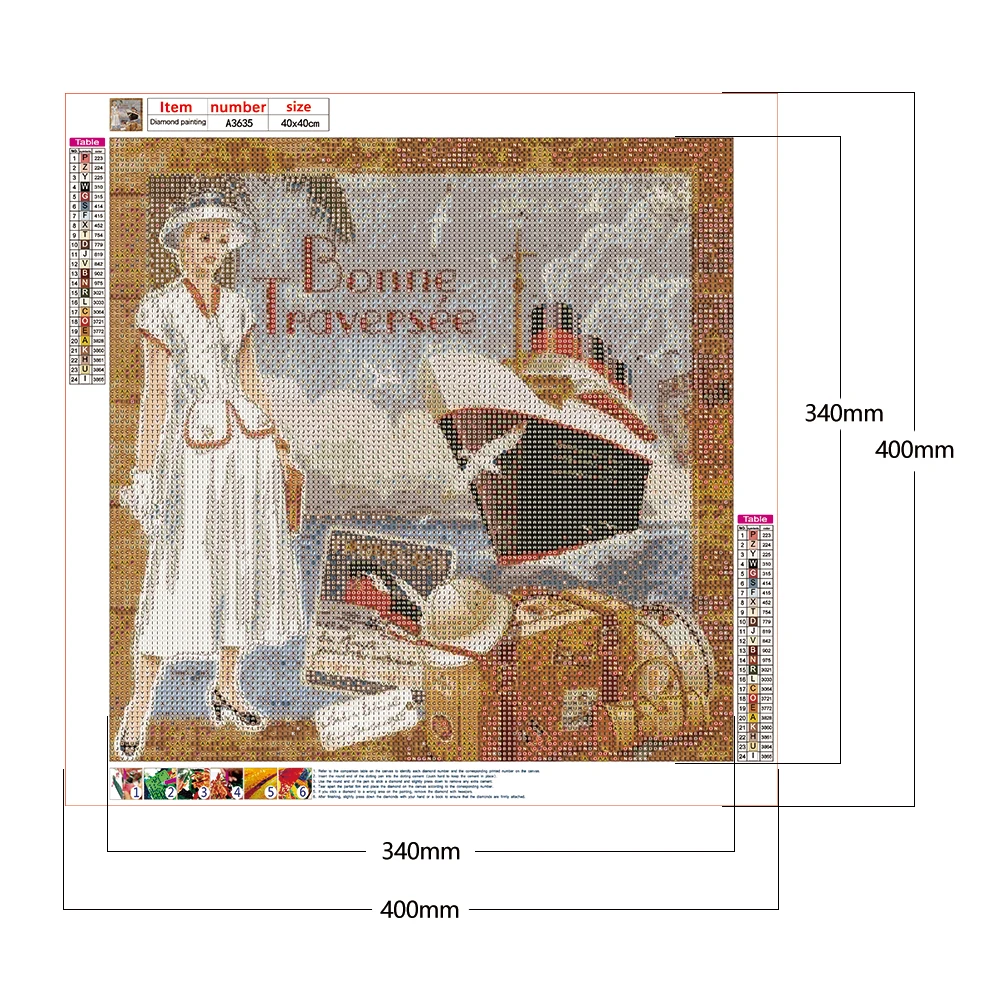 DIY 5D мозаика ретро картинки девочка полная дрель круглая Алмазная Смола набор для