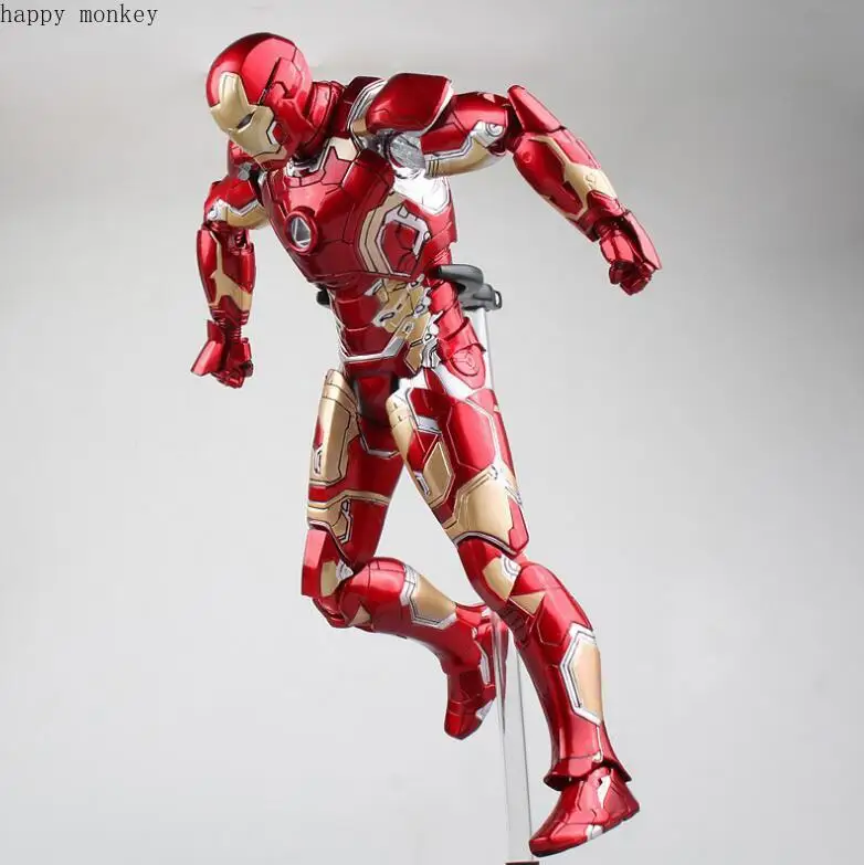 HC HotToys Мстители эра Альтрона ЖЕЛЕЗНЫЙ ЧЕЛОВЕК Марк XLII Gloden ПВХ Фигурки игрушки |
