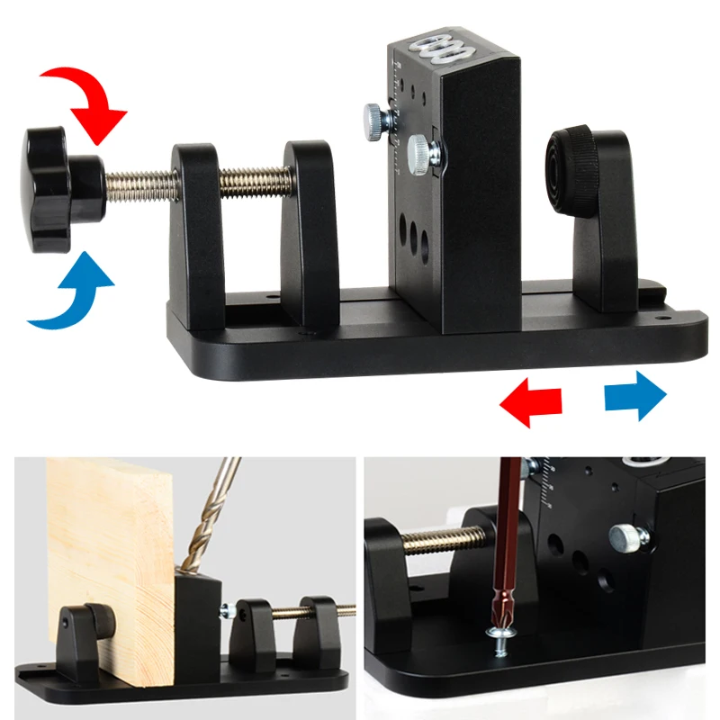 Направляющая для сверления отверстий регулируемый Карманный джиг с наклонной