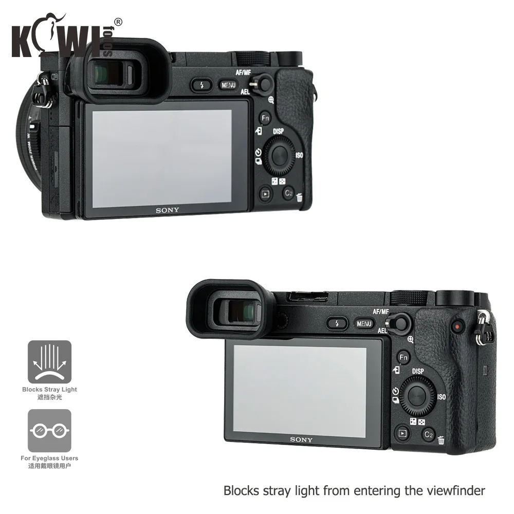 Обновленная мягкая камера видоискатель окуляр длинный наглазник для sony A6100 A6300 A6000 заменяет sony FDA-EP10