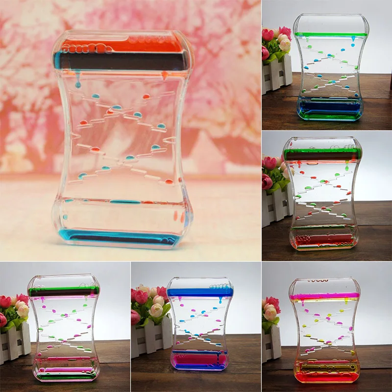 HOT Liquid Motion Bubble Timer Desktop Toy Calming Relaxation for Kids Children NDS | Дом и сад