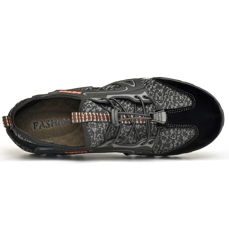 Сезон весна-лето; походная обувь для мужчин; удобные уличные кроссовки для альпинизма; цвет черный, серый; большие размеры 38-46; мужские треккинговые ботинки;