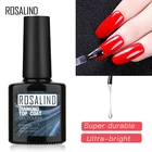 Базовое и топовое покрытие ROSALIND для ногтей, маникюрный Гель-лак для УФ-лампы, 10 мл, волшебное средство для снятия гель-лака, матовое покрытие гибридные Лаки