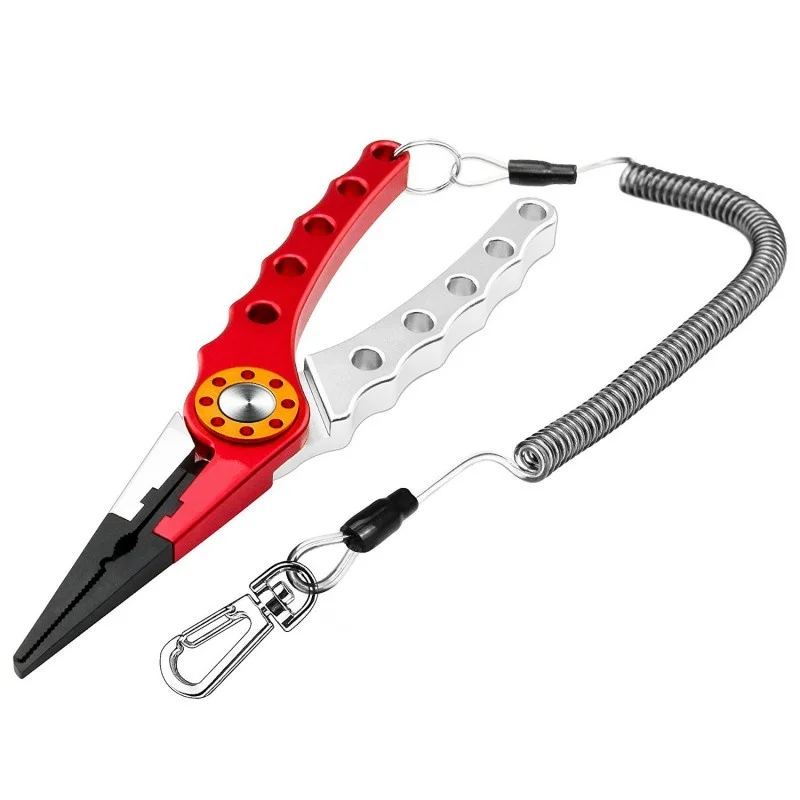 Алюминиевые рыболовные плоскогубцы оплетка резаки для снятия крючков держатель