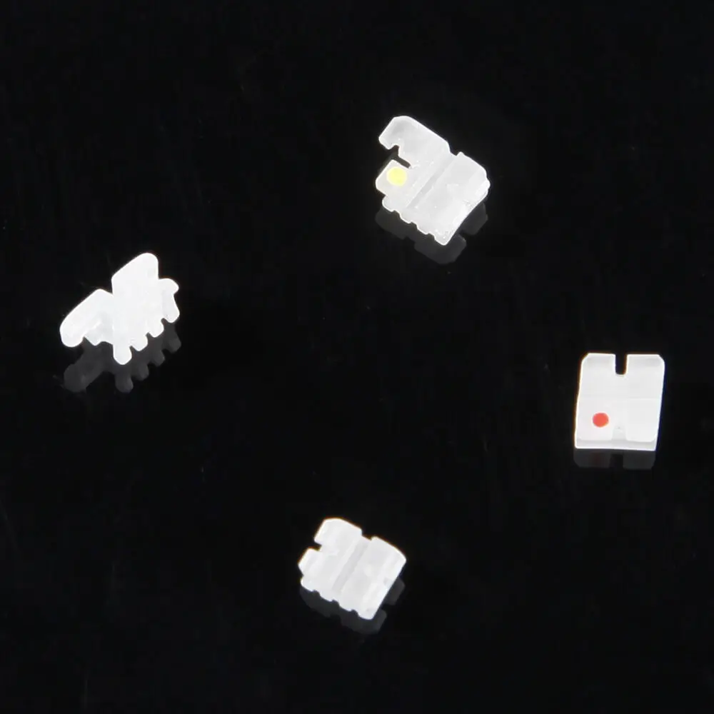 20 шт./компл. стоматологический Керамика подтяжки кронштейн Ортодонтическое